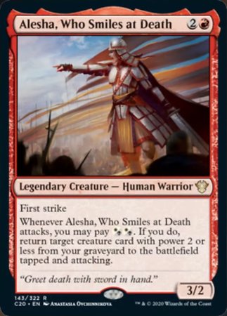 Alesha, Who Smiles at Death [Commander 2020]