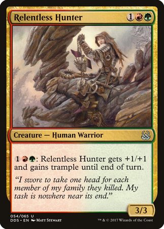 Relentless Hunter [Duel Decks: Mind vs. Might]