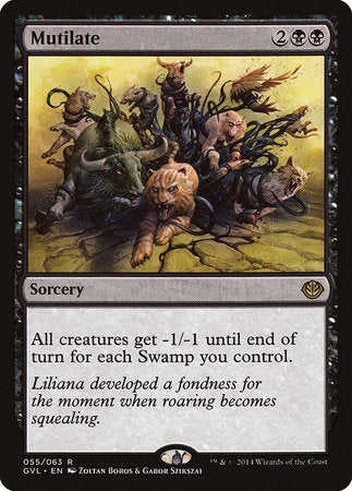 Mutilate [Duel Decks Anthology: Garruk vs. Liliana]