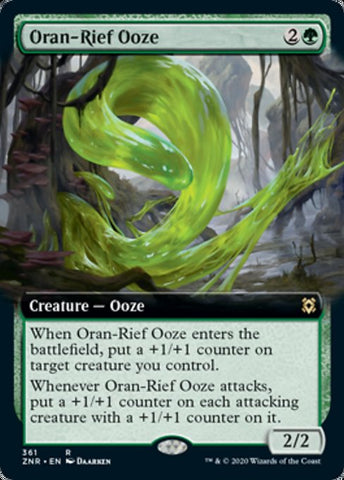 Oran-Rief Ooze (Extended Art) [Zendikar Rising]