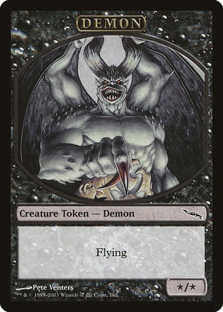Demon Token (Mirrodin) [Magic Player Rewards 2003]