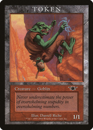 Goblin Token (Legions) [Magic Player Rewards 2003]