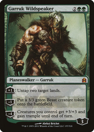 Garruk Wildspeaker [Commander 2011]