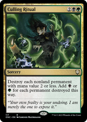 Culling Ritual [Phyrexia: All Will Be One Commander]