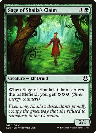 Sage of Shaila's Claim [Kaladesh]