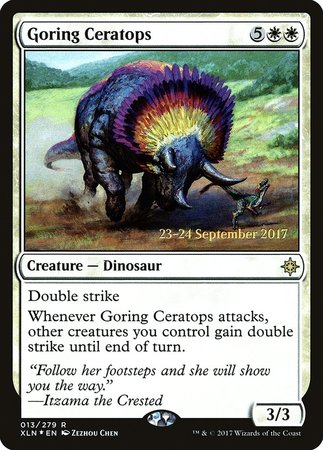 Goring Ceratops [Ixalan Promos]