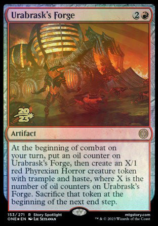 Urabrask's Forge [Phyrexia: All Will Be One Prerelease Promos]