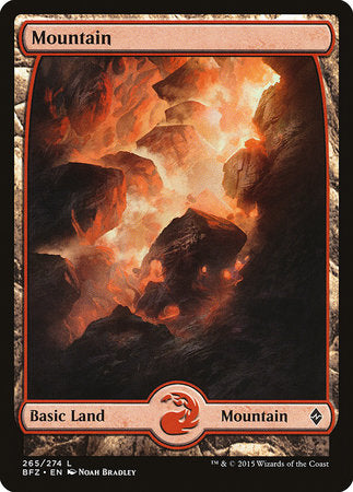 Mountain (265) - Full Art [Battle for Zendikar]