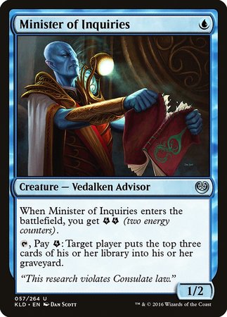 Minister of Inquiries [Kaladesh]