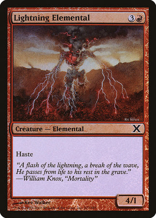 Lightning Elemental [Tenth Edition]