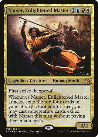 Narset, Enlightened Master [Khans of Tarkir Promos]