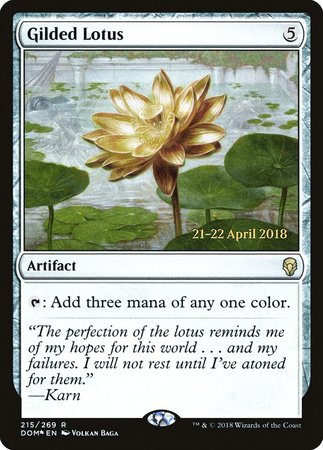 Gilded Lotus [Dominaria Promos]