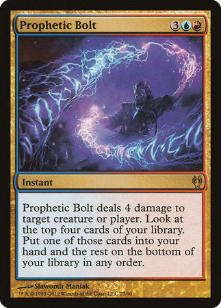 Prophetic Bolt [Duel Decks: Izzet vs. Golgari]