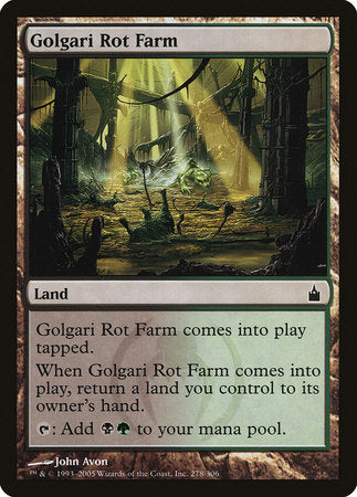 Golgari Rot Farm [Ravnica: City of Guilds]