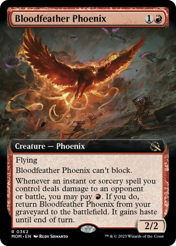 Bloodfeather Phoenix (Extended Art) [March of the Machine]