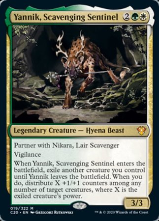 Yannik, Scavenging Sentinel [Commander 2020]