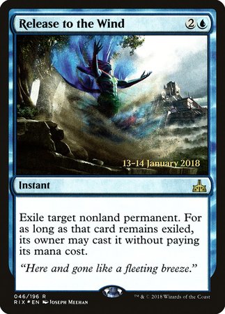 Release to the Wind [Rivals of Ixalan Promos]