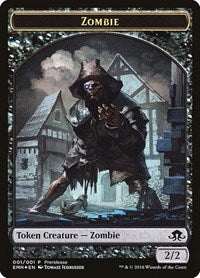 Zombie Token (Double-Sided) [Prerelease Cards]