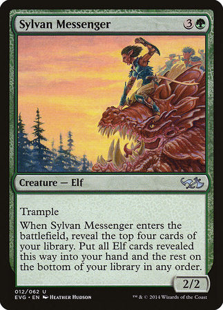 Sylvan Messenger [Duel Decks Anthology: Elves vs. Goblins]