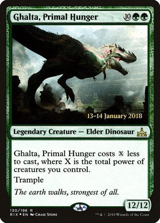 Ghalta, Primal Hunger [Rivals of Ixalan Promos]