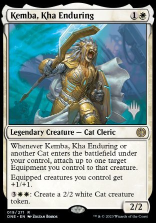 Kemba, Kha Enduring (Promo Pack) [Phyrexia: All Will Be One Promos]