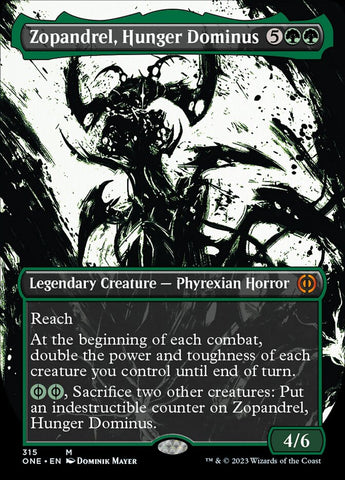 Zopandrel, Hunger Dominus (Borderless Ichor) [Phyrexia: All Will Be One]