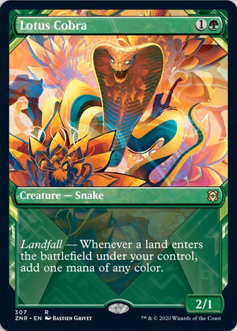 Lotus Cobra (Showcase) [Zendikar Rising]