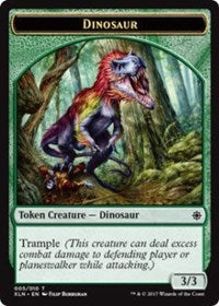 Dinosaur // Treasure (008) Double-sided Token [Ixalan]
