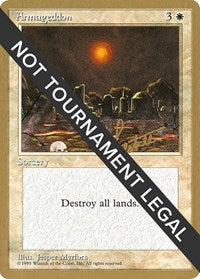 Armageddon - 1996 Bertrand Lestree (4ED) [World Championship Decks]