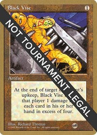 Black Vise - 1996 Bertrand Lestree (4ED) (SB) [World Championship Decks]