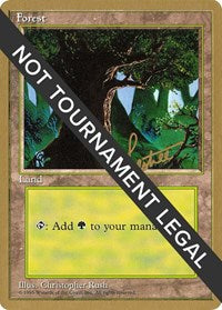 Forest (C) - 1996 Bertrand Lestree (4ED) [World Championship Decks]