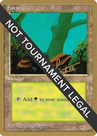 Forest (A) - 1996 Bertrand Lestree (4ED) [World Championship Decks]