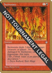 Incinerate - 1996 Eric Tam (ICE) [World Championship Decks]