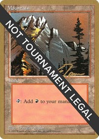 Mountain (A) - 1996 Eric Tam (4ED) [World Championship Decks]