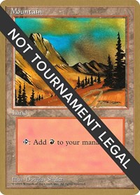 Mountain (C) - 1996 Eric Tam (4ED) [World Championship Decks]