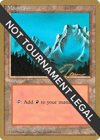 Mountain (B) - 1996 Eric Tam (4ED) [World Championship Decks]