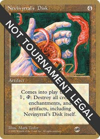 Nevinyrral's Disk - 1996 Eric Tam (4ED) (SB) [World Championship Decks]