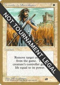 Swords to Plowshares - 1996 Eric Tam (4ED) (SB) [World Championship Decks]