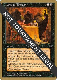 Hymn to Tourach (Table) - 1996 George Baxter (FEM) [World Championship Decks]