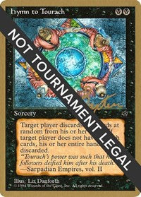 Hymn to Tourach (Circle) - 1996 George Baxter (FEM) [World Championship Decks]