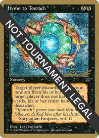 Hymn to Tourach (Circle) - 1996 Leon Lindback (FEM) [World Championship Decks]