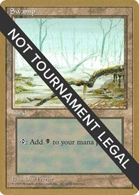 Swamp (A) - 1996 Leon Lindback (4ED) [World Championship Decks]