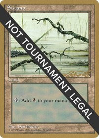 Swamp (C) - 1996 Leon Lindback (4ED) [World Championship Decks]