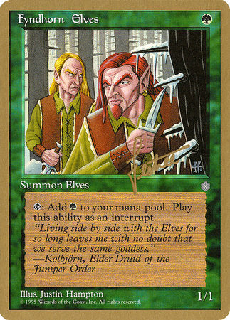 Fyndhorn Elves - 1996 Bertrand Lestree (ICE) [Pro Tour Collector Set]