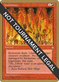 Incinerate - 1996 Mark Justice (ICE) [World Championship Decks]