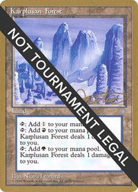 Karplusan Forest - 1996 Mark Justice (ICE) [World Championship Decks]