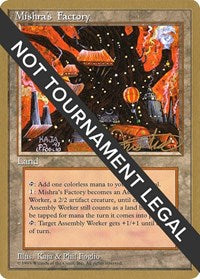 Mishra's Factory - 1996 Mark Justice (4ED) [World Championship Decks]