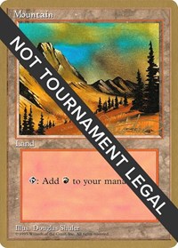 Mountain (C) - 1996 Mark Justice (4ED) [World Championship Decks]