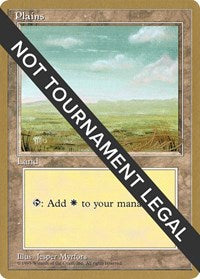 Plains (C) - 1996 Mark Justice (4ED) [World Championship Decks]