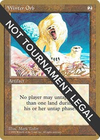 Winter Orb - 1996 Mark Justice (4ED) [World Championship Decks]